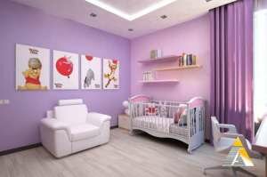 3D проект детской комнаты